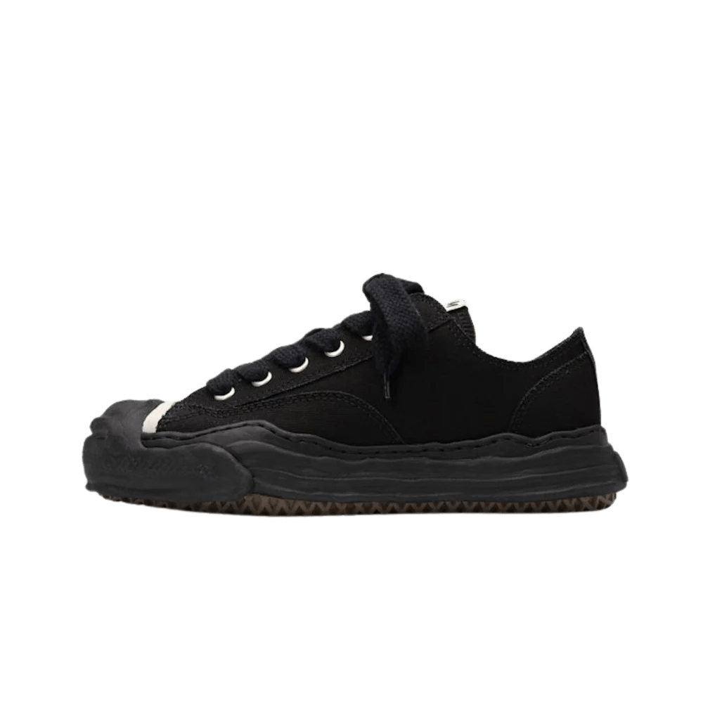 Maison Mihara Yasuhiro Hank OG Sole Canvas Low Black Black - A05FW702 - Mentastore