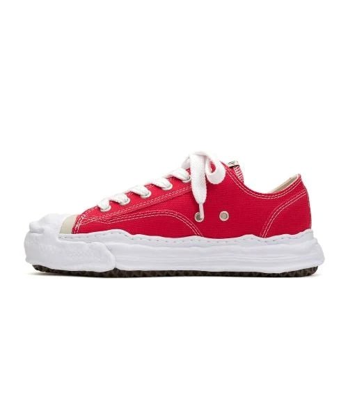 Maison Mihara Yasuhiro Hank OG Sole Canvas Low Red - A05FW702-RED - Mentastore