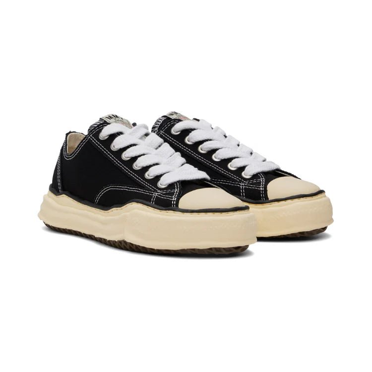 Maison Mihara Yasuhiro Peterson OG Vintage Sole Canvas Low Black - A09FW733-BLK - Mentastore