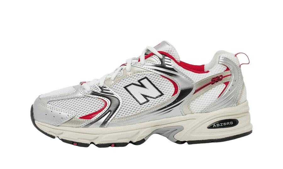 New Balance 530 White Grey Red - MR530ZNR - Mentastore