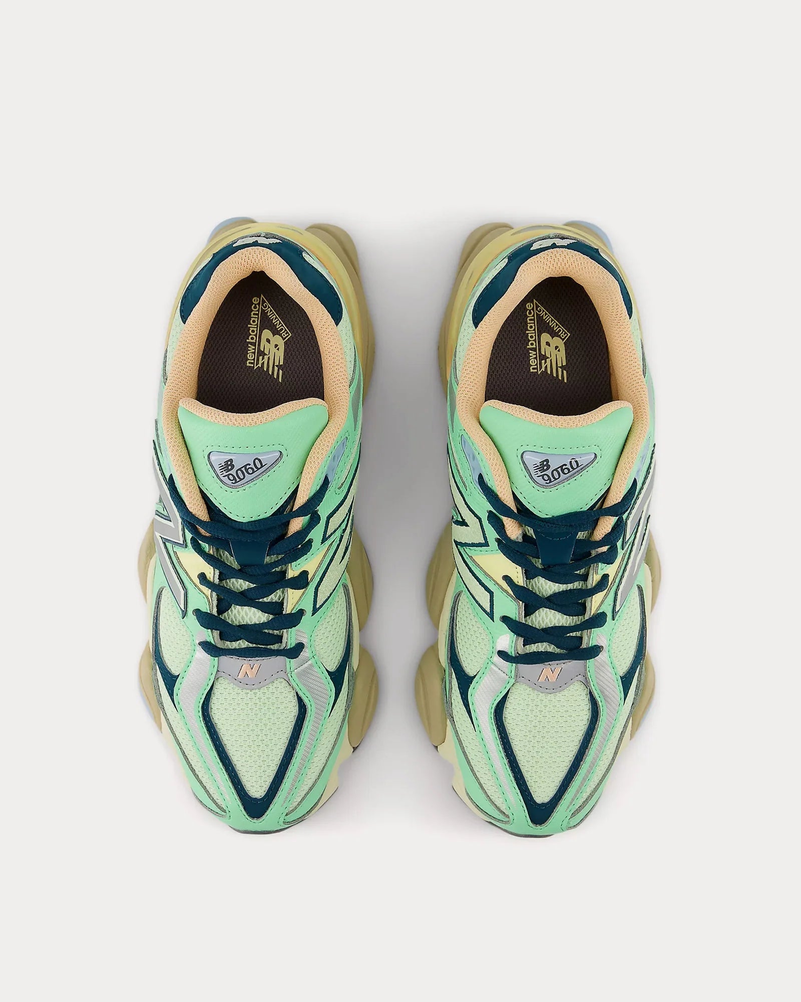 New Balance 9060 Green/Sweetgrass/Deep Ocean/Silver Metallic - U9060TMA - Mentastore