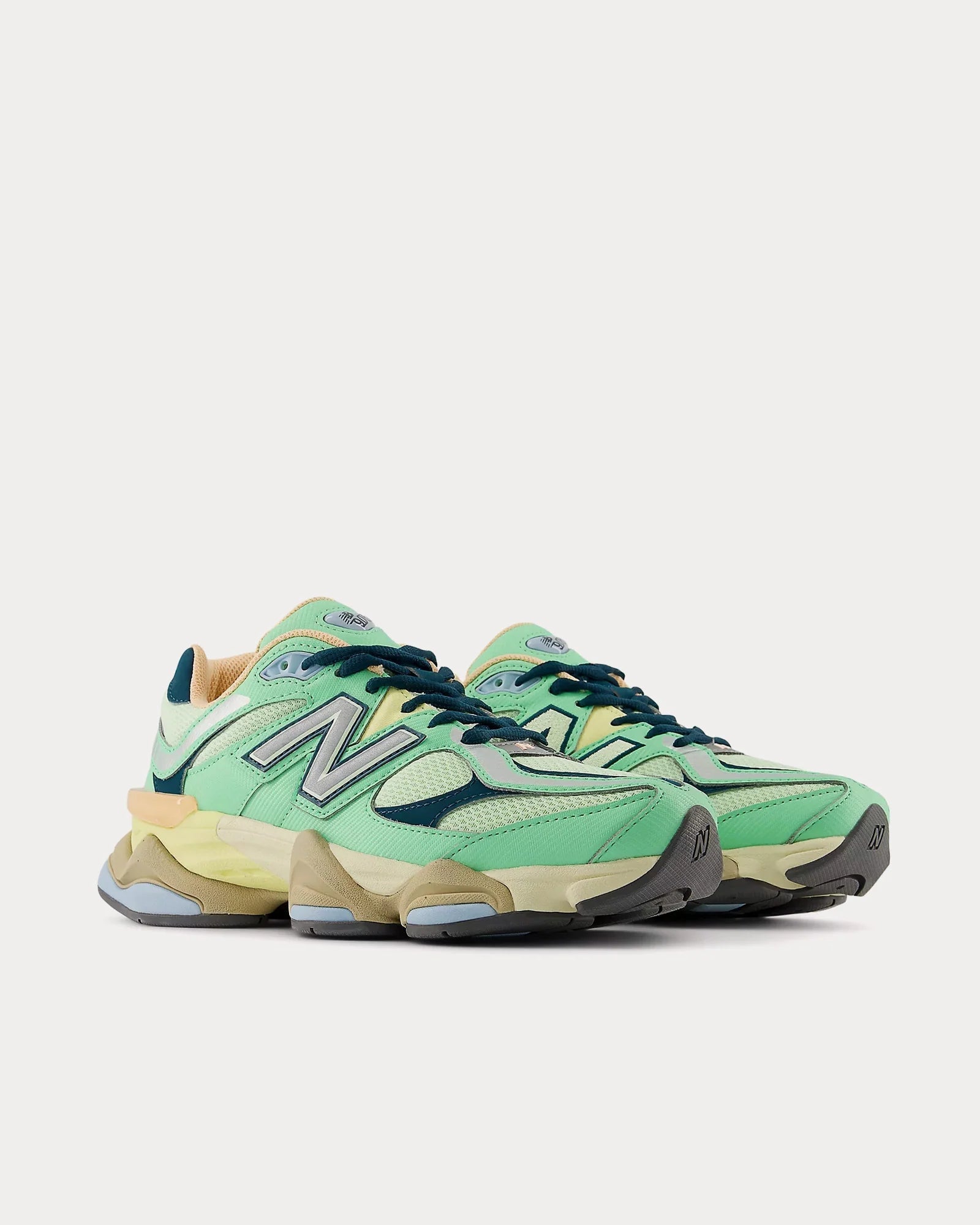 New Balance 9060 Green/Sweetgrass/Deep Ocean/Silver Metallic - U9060TMA - Mentastore