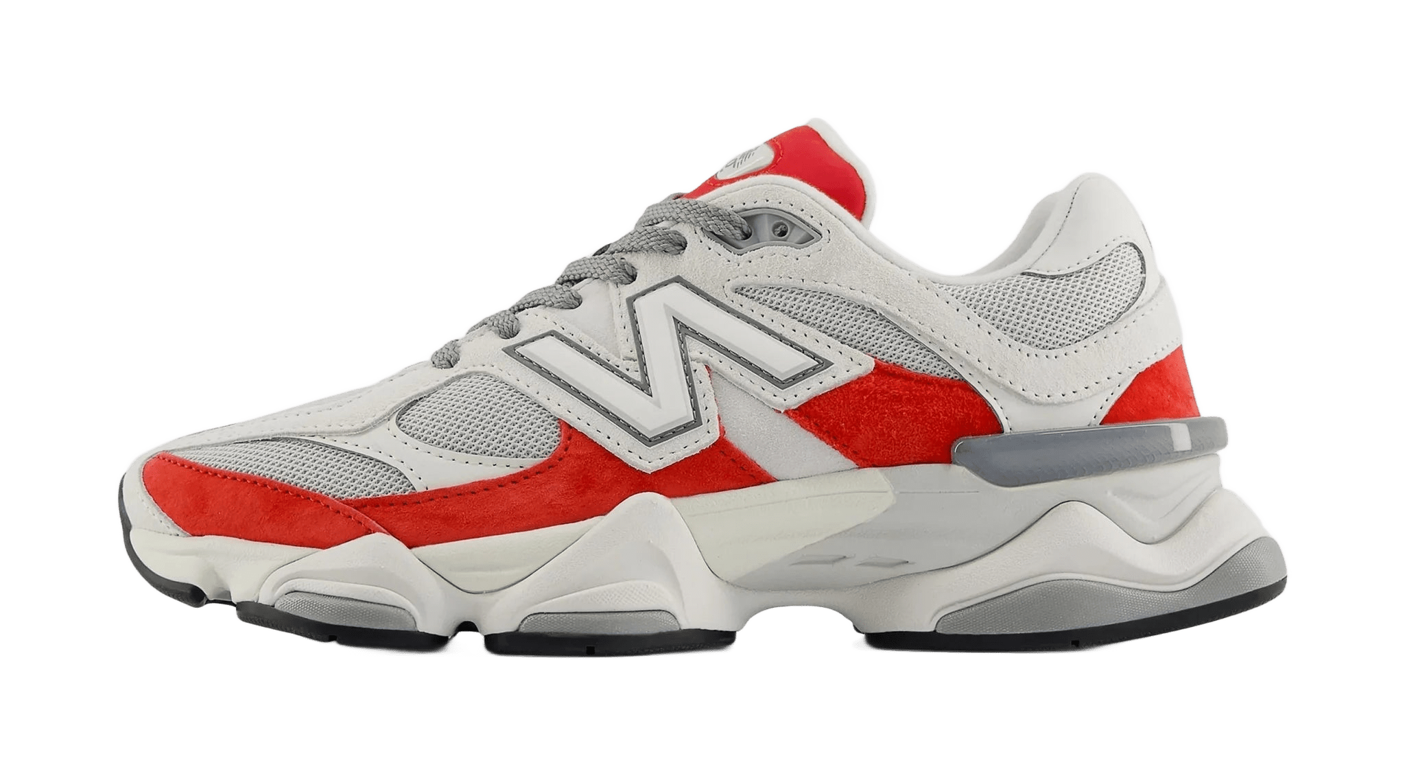 New Balance 9060 White/Grey/Red - U9060JBE - Mentastore