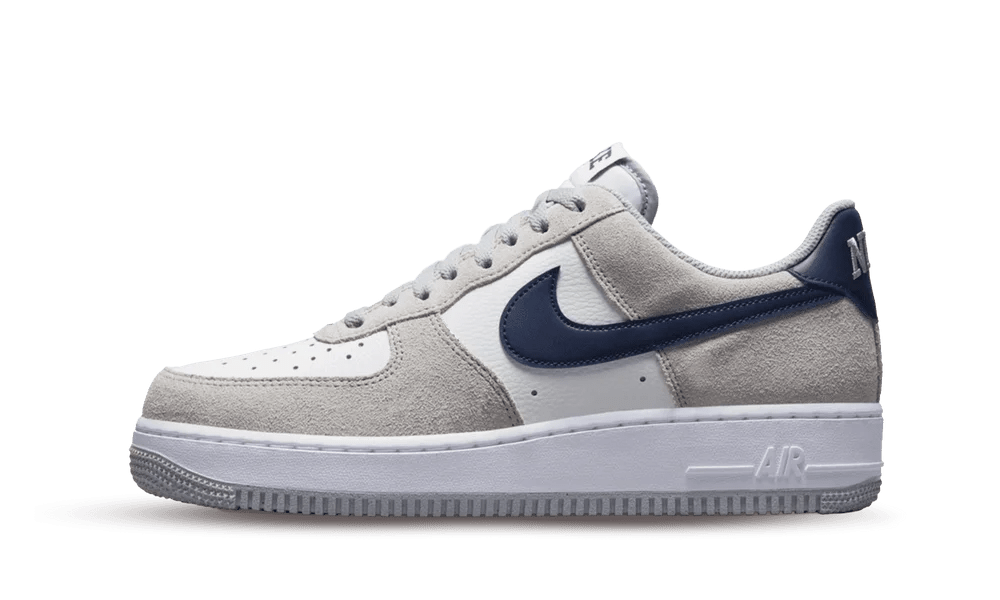 Nike Air Force 1 Low '07 Light Smoke Grey Midnight Navy - FD9748 - 001 - Mentastore