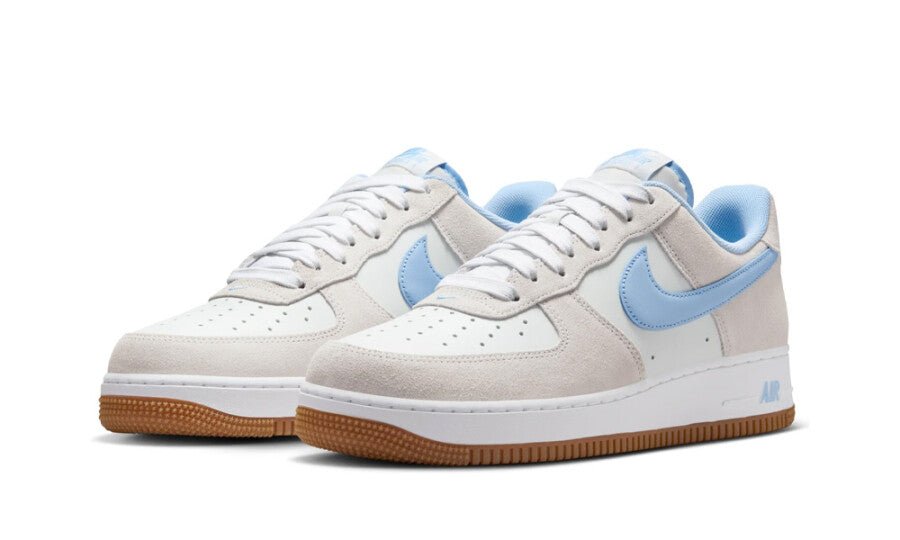 Nike Air Force 1 Low '07 LV8 Photon Dust White Gum Medium Brown Psychic Blue - IB6388-002 - Mentastore