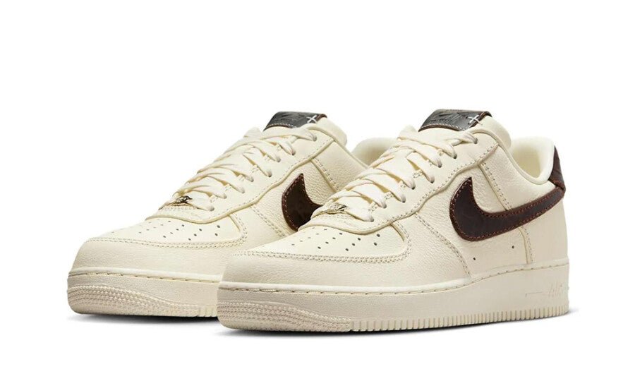 Nike Air Force 1 Low '07 Soft Pearl Brown Croc - IH7332-001 - Mentastore