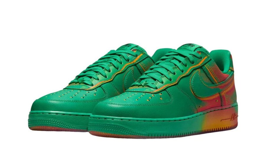 Nike Air Force 1 Low '07 Stadium Green Crimson - IB6834-300 - Mentastore