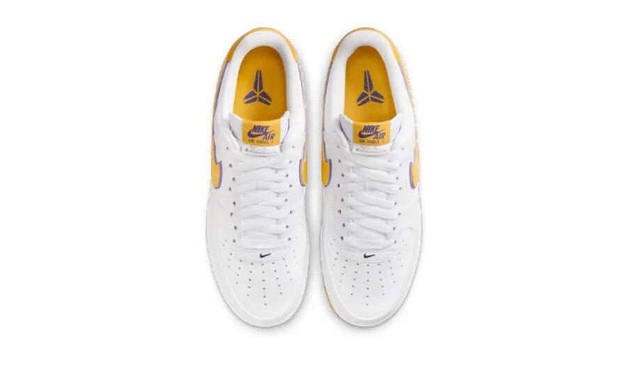 Nike Air Force 1 Low Retro QS Kobe Bryant Lakers Home - FZ1151-100 - Mentastore