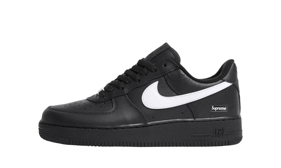 Nike Air Force 1 Low Supreme Black White - CU9225-002 - Mentastore