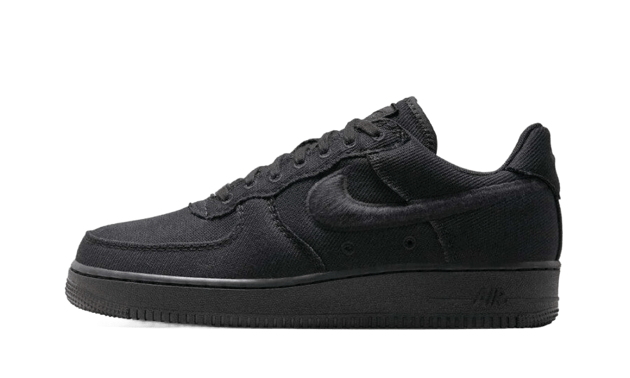 Nike Air Force 1 Low Triple Black Canvas - HV1204-002 - Mentastore