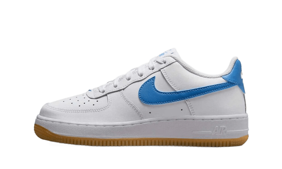 Nike Air Force 1 Low White Gum Light Brown Blue Beyond (GS) - FV5948-115 - Mentastore