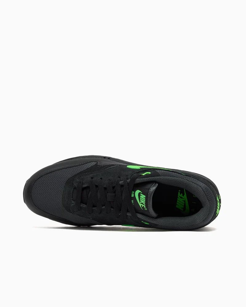 Nike Air Max 1 Essential Black Green Strike - 537383-030 - Mentastore