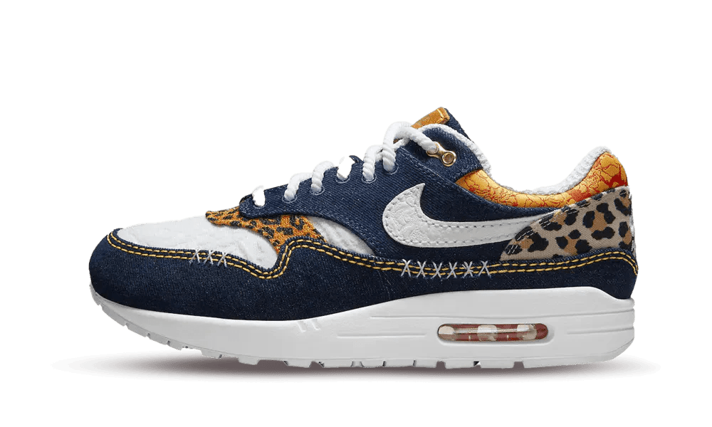 Nike Air Max 1 Premium 'Denim Leopard' - FJ4452 - 432 - Mentastore