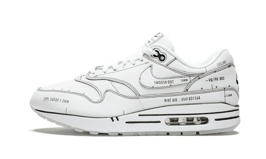 Nike Air Max 1 Tinker Schematic - CJ4286-100 - Mentastore