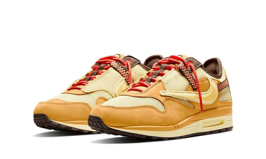 Nike Air Max 1 Travis Scott Cactus Jack Wheat Lemon Drop - DO9392-701 - Mentastore
