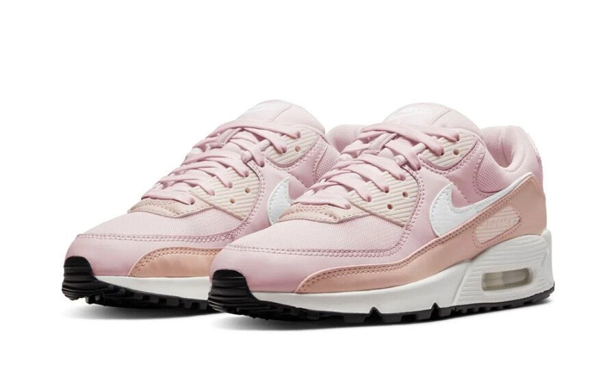 Nike Air Max 90 Barely Rose Pink Oxford Black (Women's) - DH8010-600 - Mentastore
