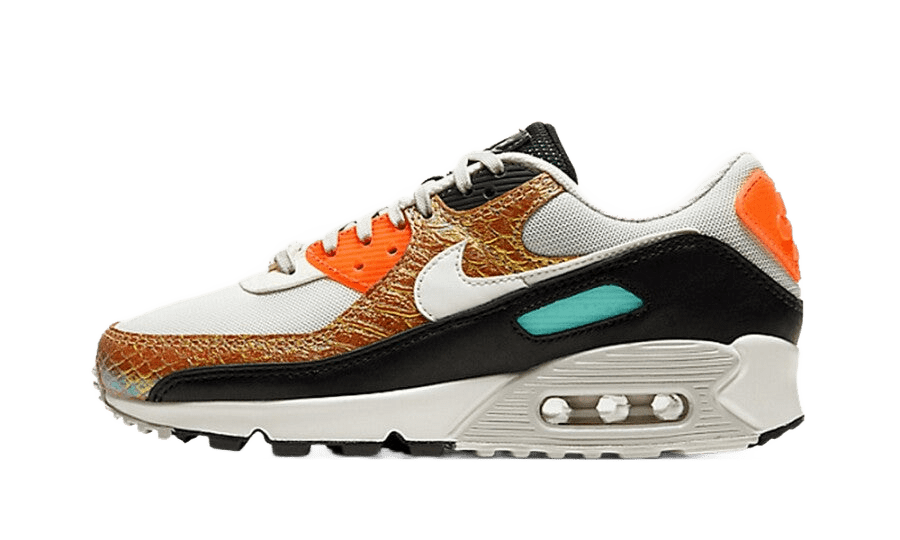 Nike Air Max 90 Gold Reptile (Women's) - CW2656-001 - Mentastore