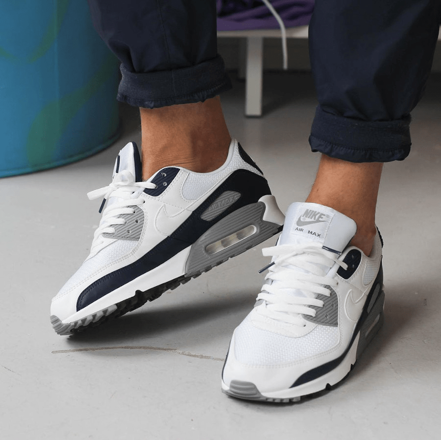 Nike Air Max 90 White Grey Obsidan - CD6864-105 - Mentastore