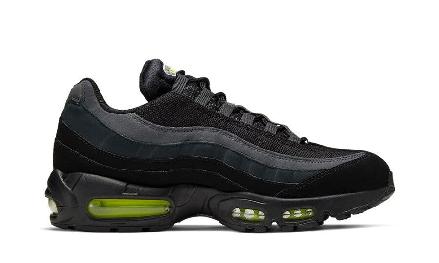 Nike Air Max 95 Retro Logo Black Grey Volt - CV1635-002 - Mentastore