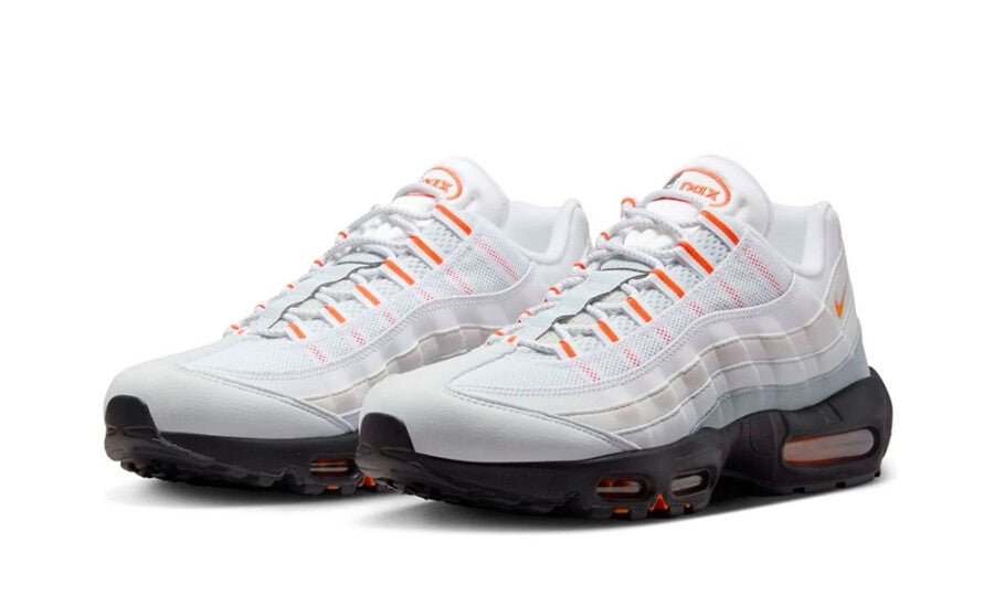 Nike Air Max 95 Wolf Grey Safety Orange Pure Platinum - HM0622-002 - Mentastore