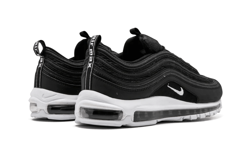 Nike Air Max 97 Black White Swoosh - 921826-001 - Mentastore