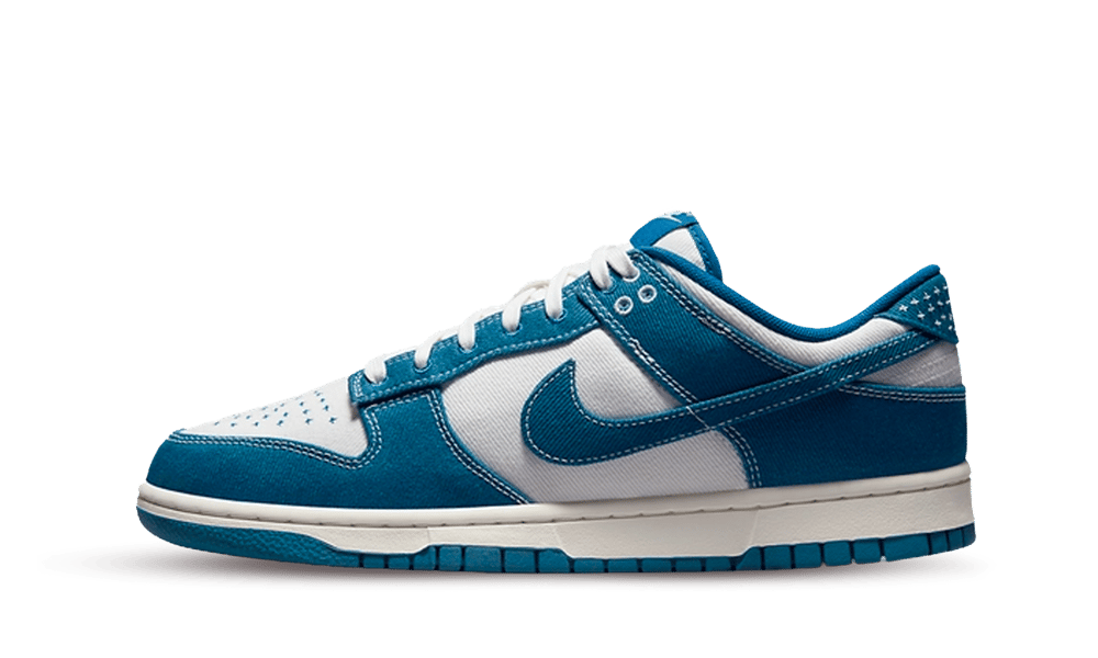 Nike Dunk Low Industrial Blue Sashiko - DV0834 - 101 - Mentastore