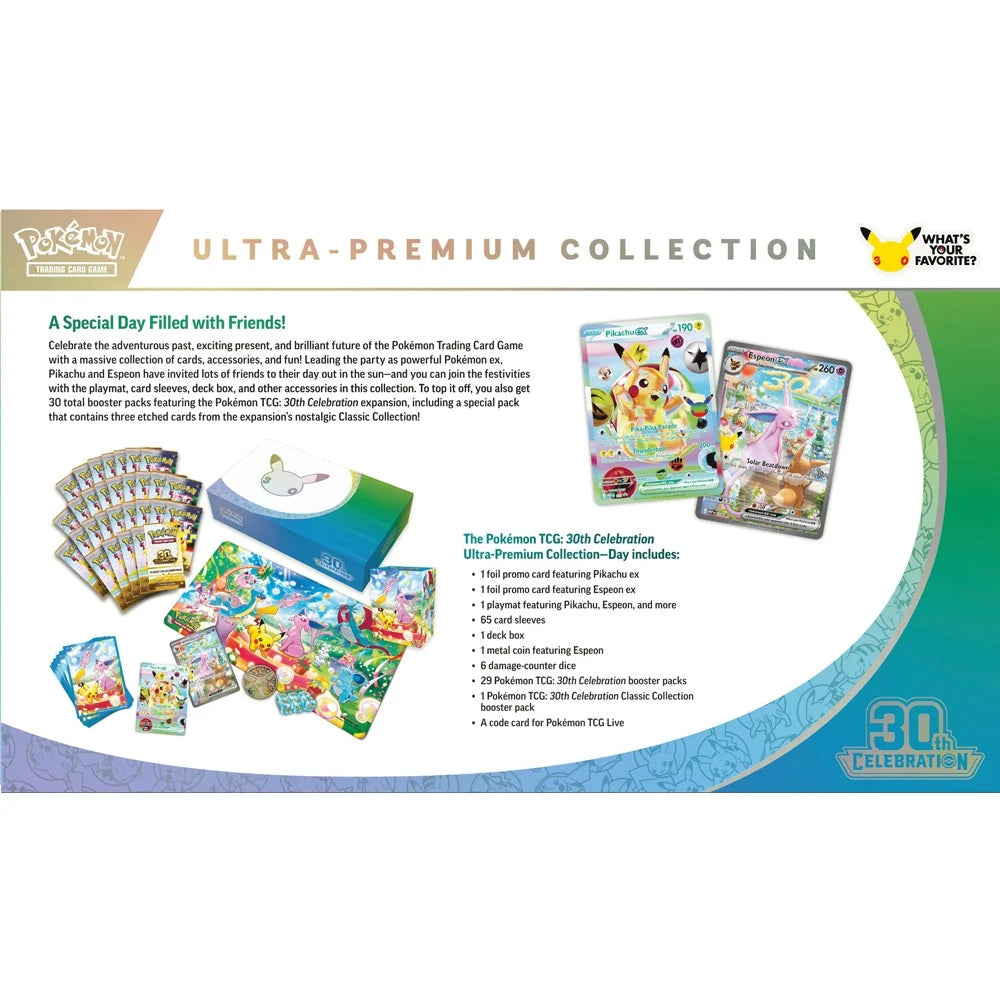 Pokémon TCG: 30th Celebration Ultra-Premium Collection Day ( ENG )