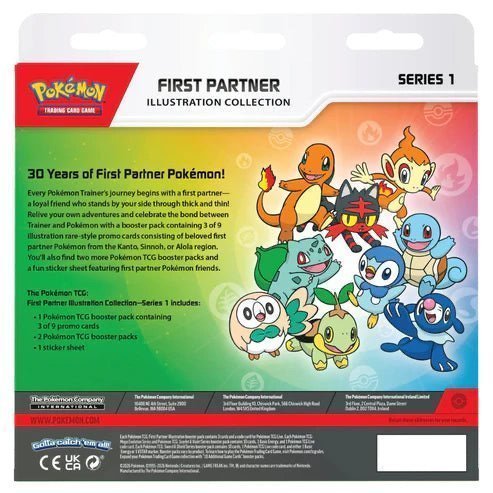 Pokémon First Partner Illustration Collection Box Series 1 ( ENG ) - - Mentastore