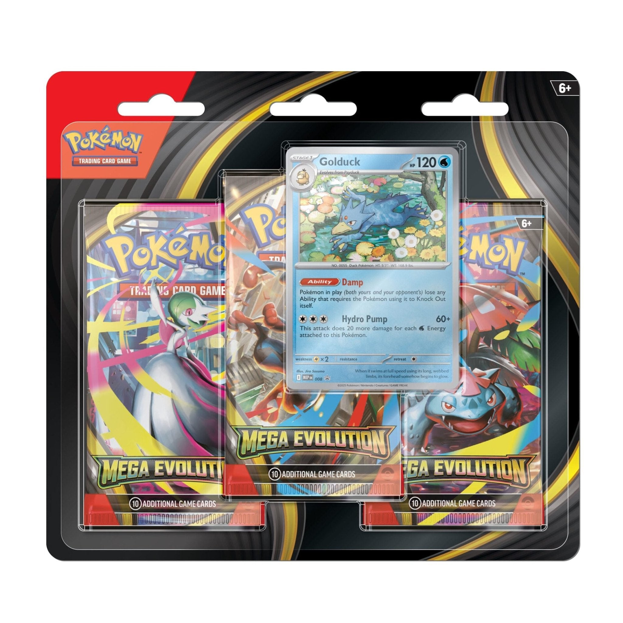 Pokémon Mega Evolution 3 Pack Blister Golduck / Psyduck - Mentastore