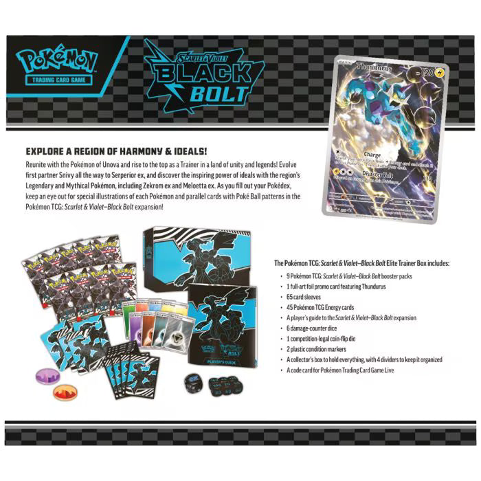 Pokémon Scarlet & violet black bolt Elite trainer box ( ENG )