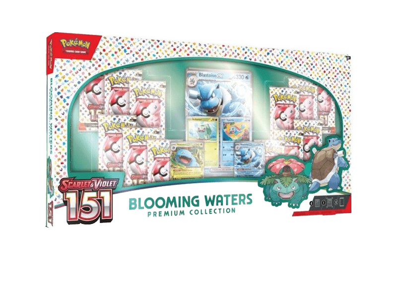 Pokémon scarlet & violet 151 blooming waters premium collection box - scarlet & violet 151 blooming waters - Mentastore