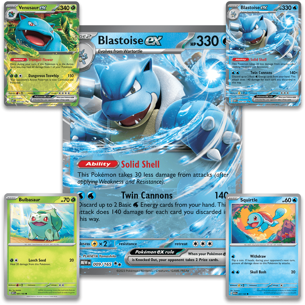 Pokémon scarlet & violet 151 blooming waters premium collection box - scarlet & violet 151 blooming waters - Mentastore