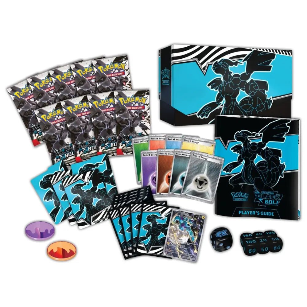 Pokémon Scarlet & violet black bolt Elite trainer box ( ENG ) - Scarlet & violet black bolt - Mentastore