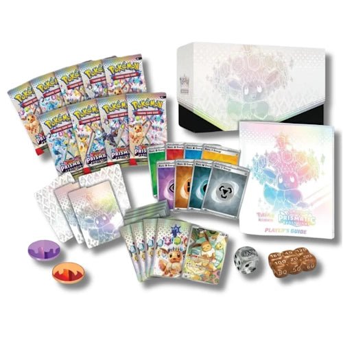 Pokémon scarlet & violet prismatic evolutions elite trainer box ( ENG) - Scarlet & Violet - Mentastore