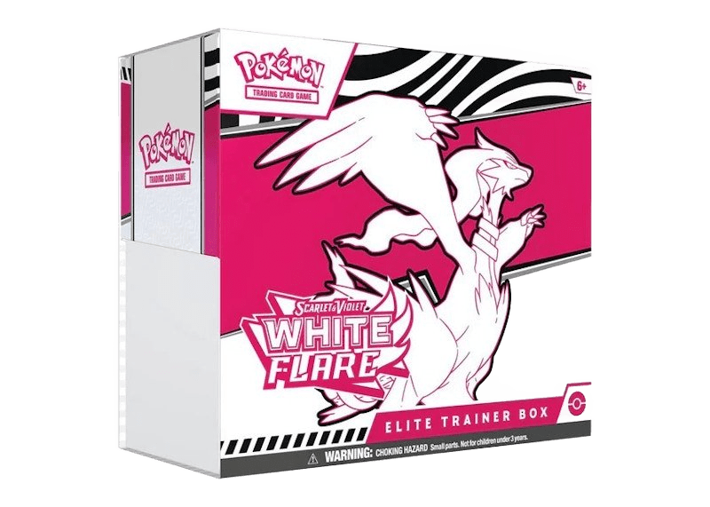 Pokémon scarlet & violet White flare Elite trainer box ( ENG ) - scarlet & violet White flare - Mentastore