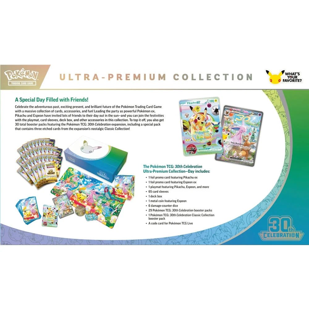 Pokémon TCG: 30th Celebration Ultra-Premium Collection Day ( ENG ) - - Mentastore