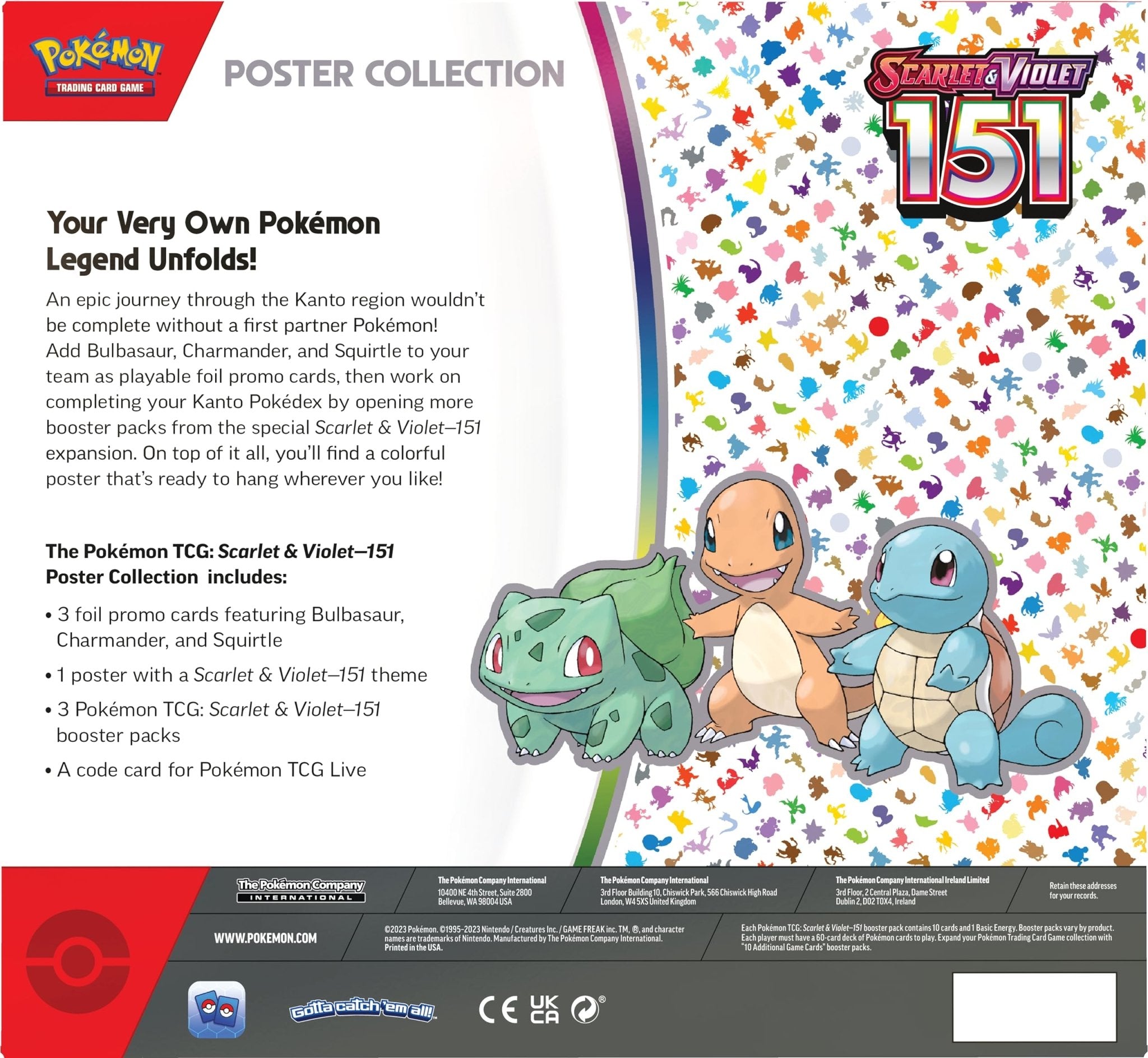 Pokémon TCG Scarlet & Violet 151 Poster colletion ( ENG ) - Poster collection - Mentastore