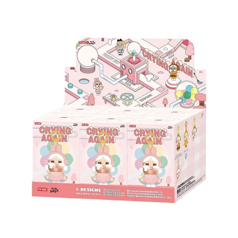 Pop Mart CRYBABY Crying Again Series - Vinyl Face Plush Blind Box - Mentastore