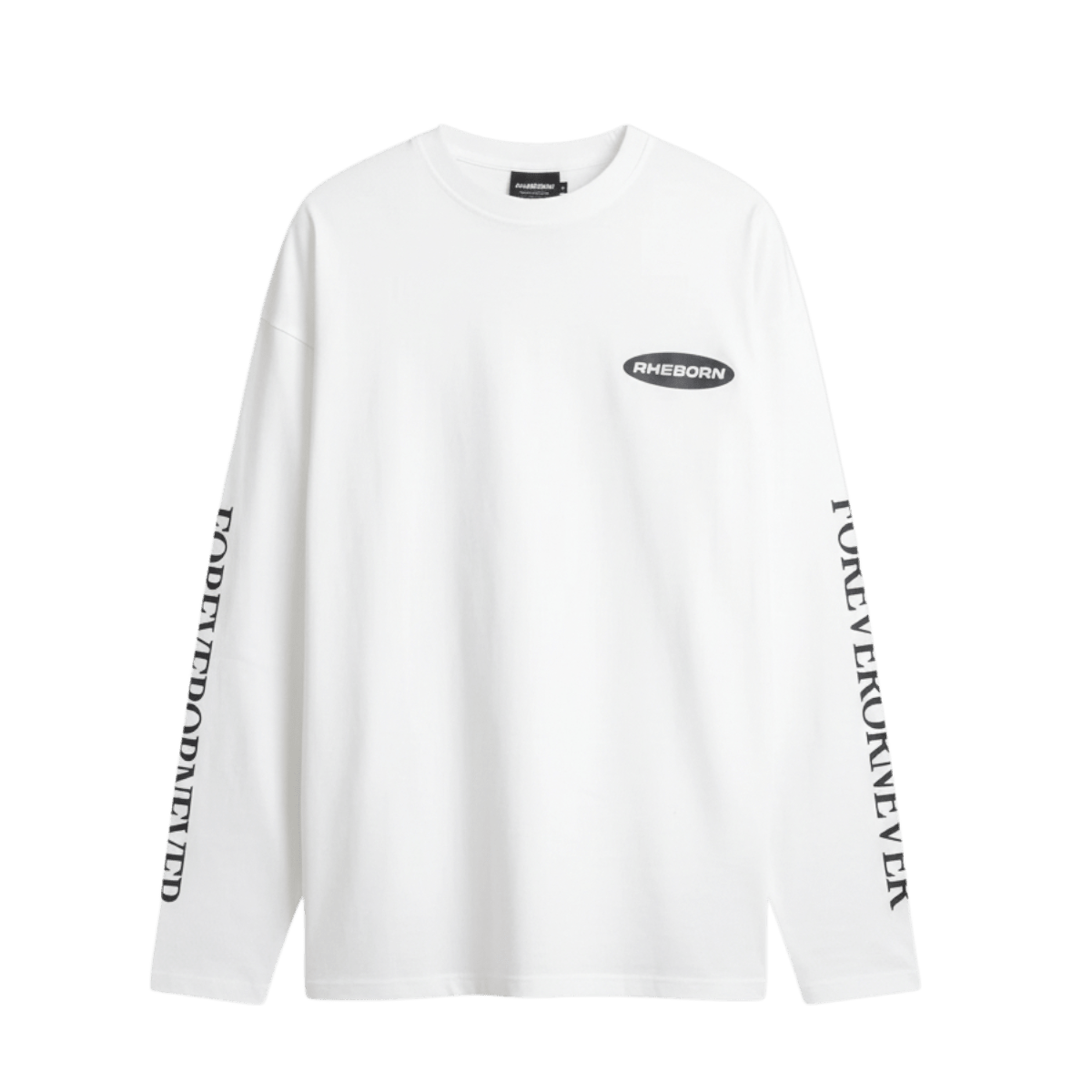 Rheborn Forever Or Never Club Longsleeve II White - - Mentastore