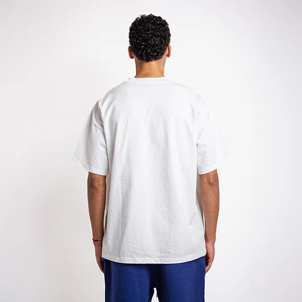 Rheborn Handwritten Logo Tee Navy Blue - - Mentastore