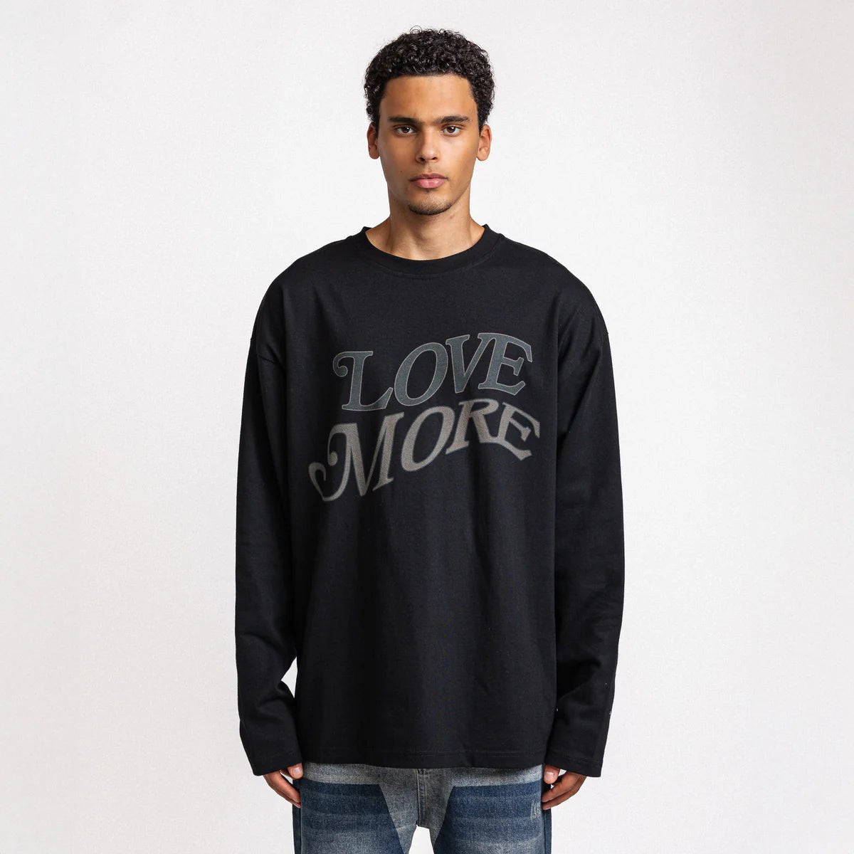 Rheborn Love More Longsleeve Black - - Mentastore