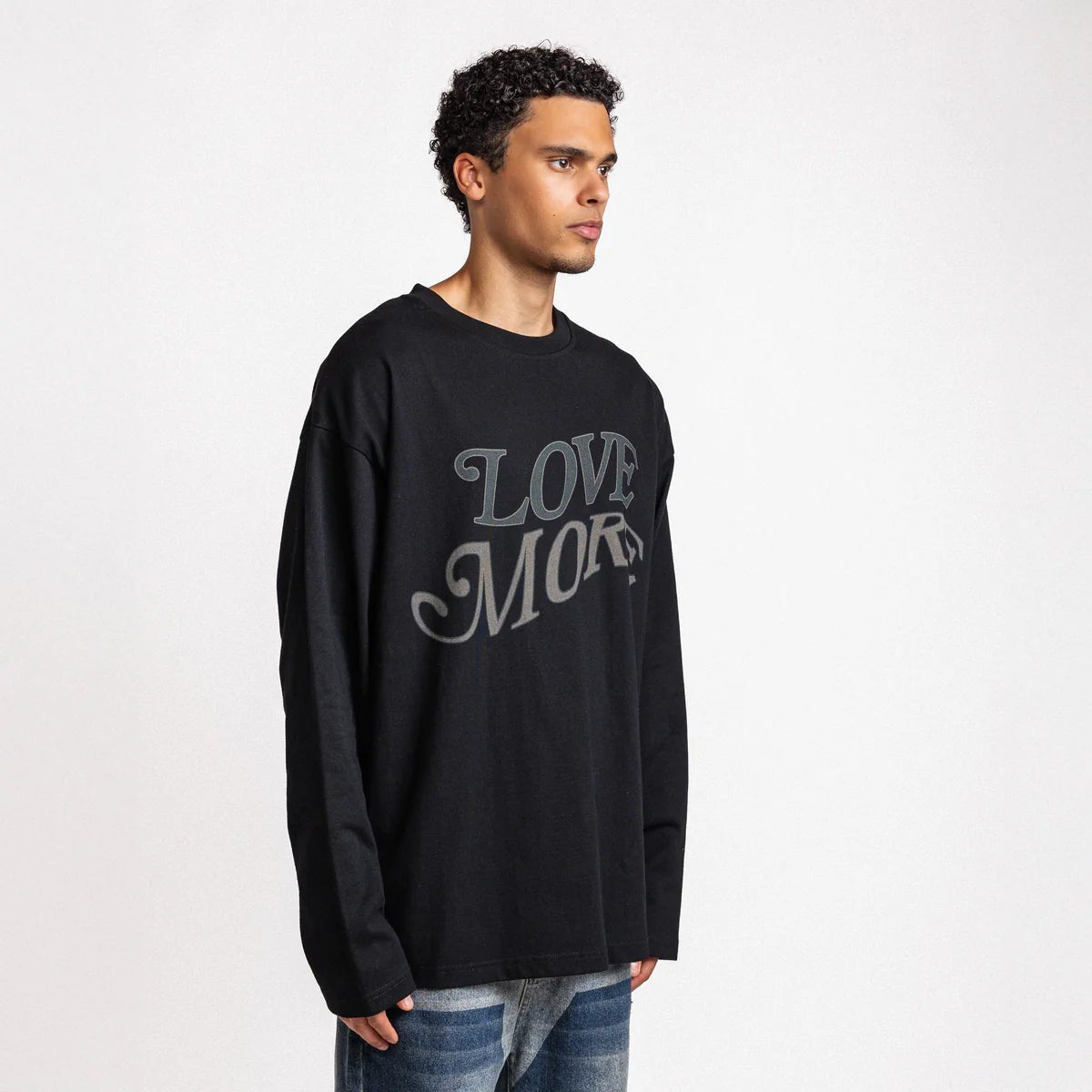 Rheborn Love More Longsleeve Black - - Mentastore