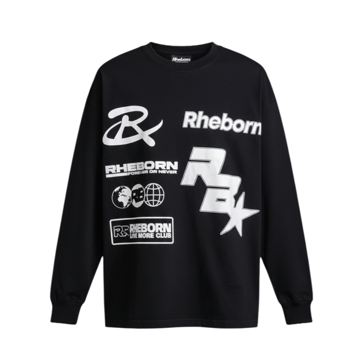 Rheborn Multi Logo Longsleeve Black