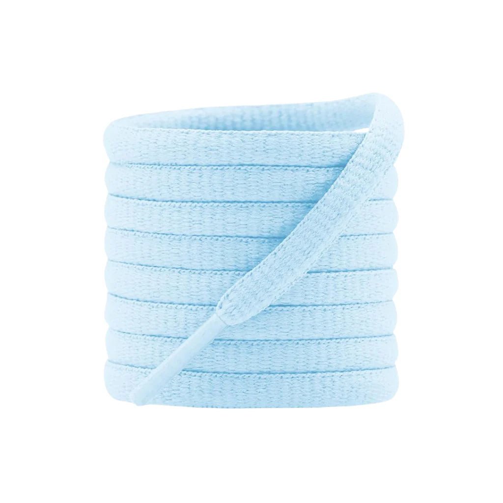 Rounded Asics Laces - Light Blue - 120cm - Mentastore