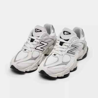 New Balance 9060 White Black Metallic Silver