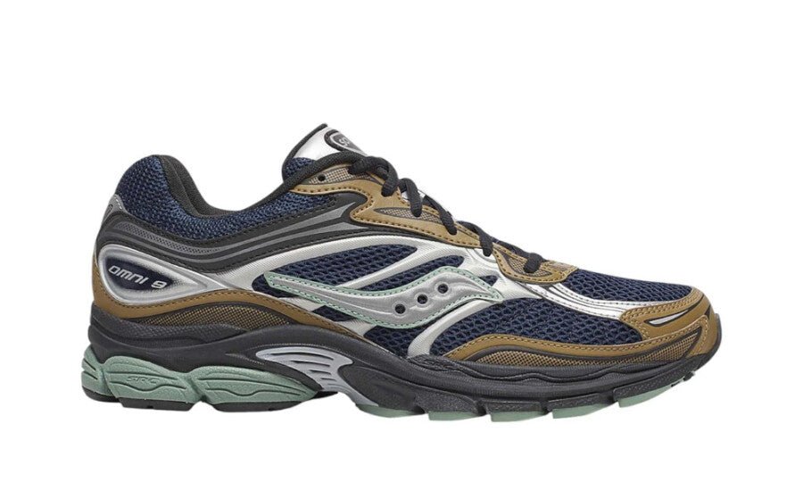 Saucony ProGrid Omni 9 Tomorrow, Meet Yesterday Pack Brown Navy - S70832-9 - Mentastore