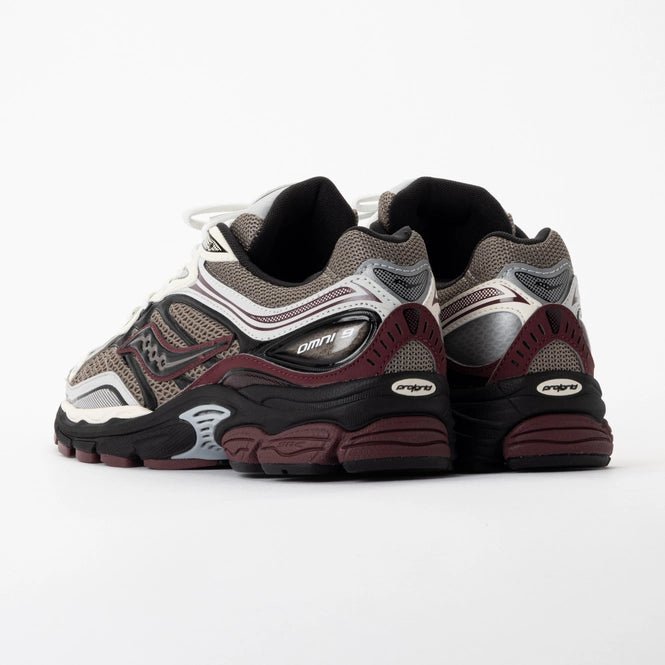 Saucony ProGrid Omni 9 Tomorrow, Meet Yesterday Pack Tan Maroon - S70832-8 - Mentastore