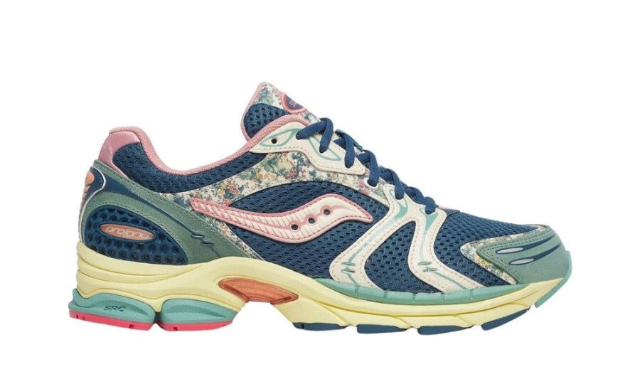 Saucony ProGrid Triumph 4 Floral Blue Beige - S71015-2 - Mentastore