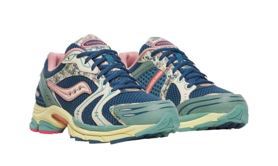 Saucony ProGrid Triumph 4 Floral Blue Beige - S71015-2 - Mentastore