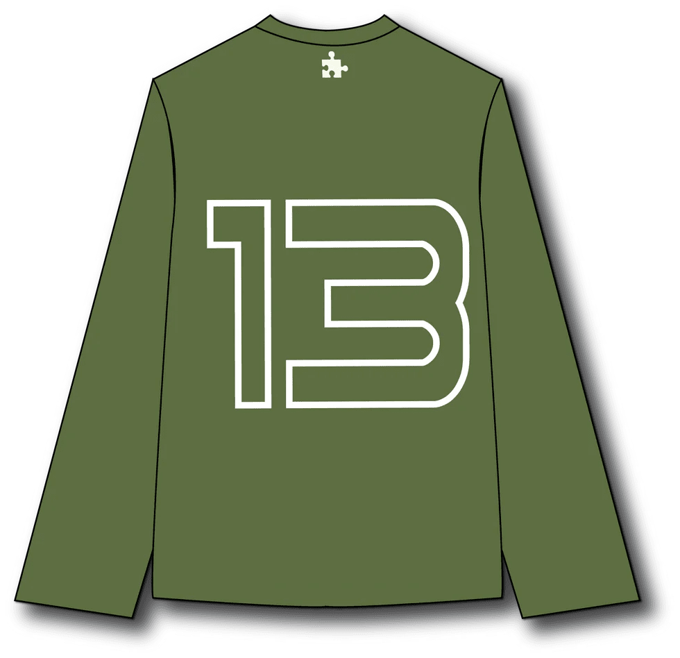The Missing Piece - Longsleeve 3.0 (Army Green) - - Mentastore